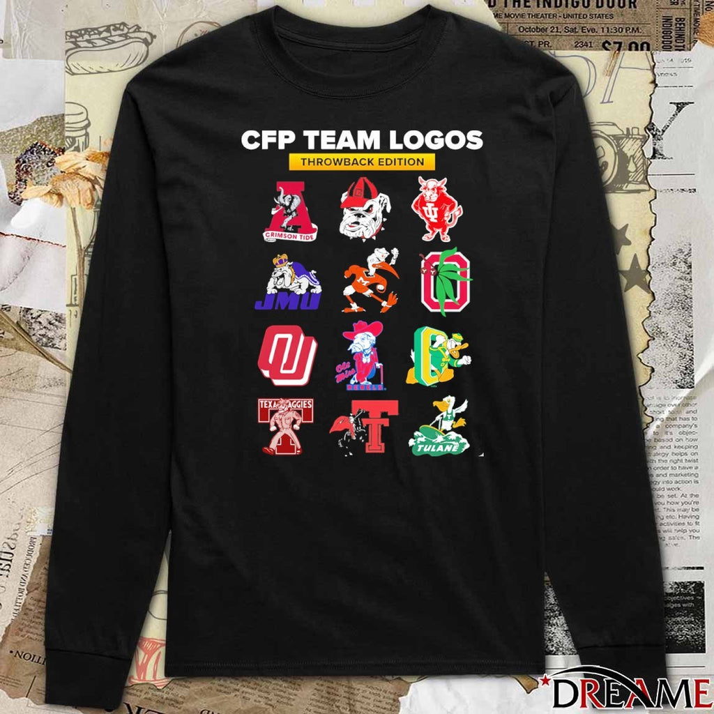 2025 College Football Playoff Team Has The Best Throwback All Logos t-shirt