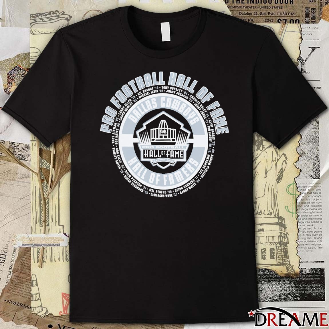 2025 Dallas Cowboys Pro Football Hall of Famers Canton Ohio t-shirt