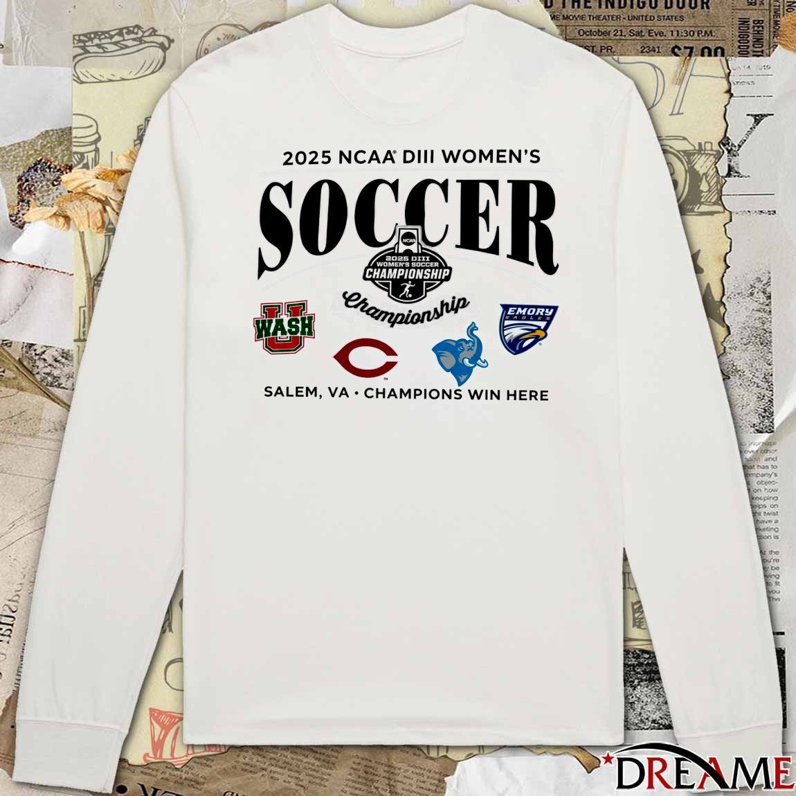 2025 Division III Women’s Soccer Championship Salem VA Champion Win Here t-shirt