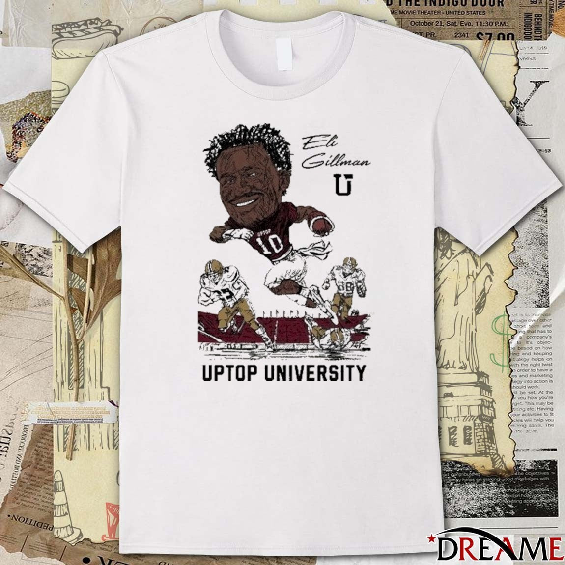 2025 Eli Gillman Uptop University t-shirt