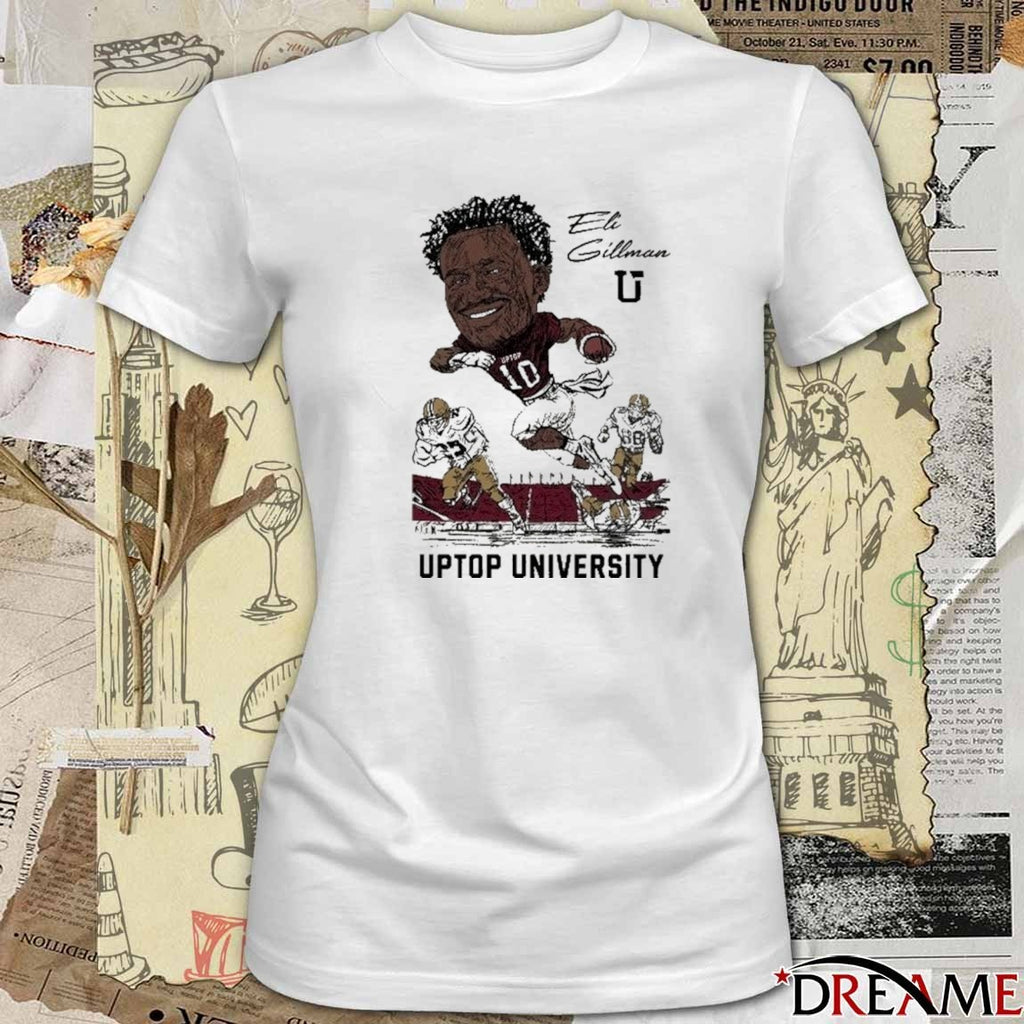 2025 Eli Gillman Uptop University t-shirt