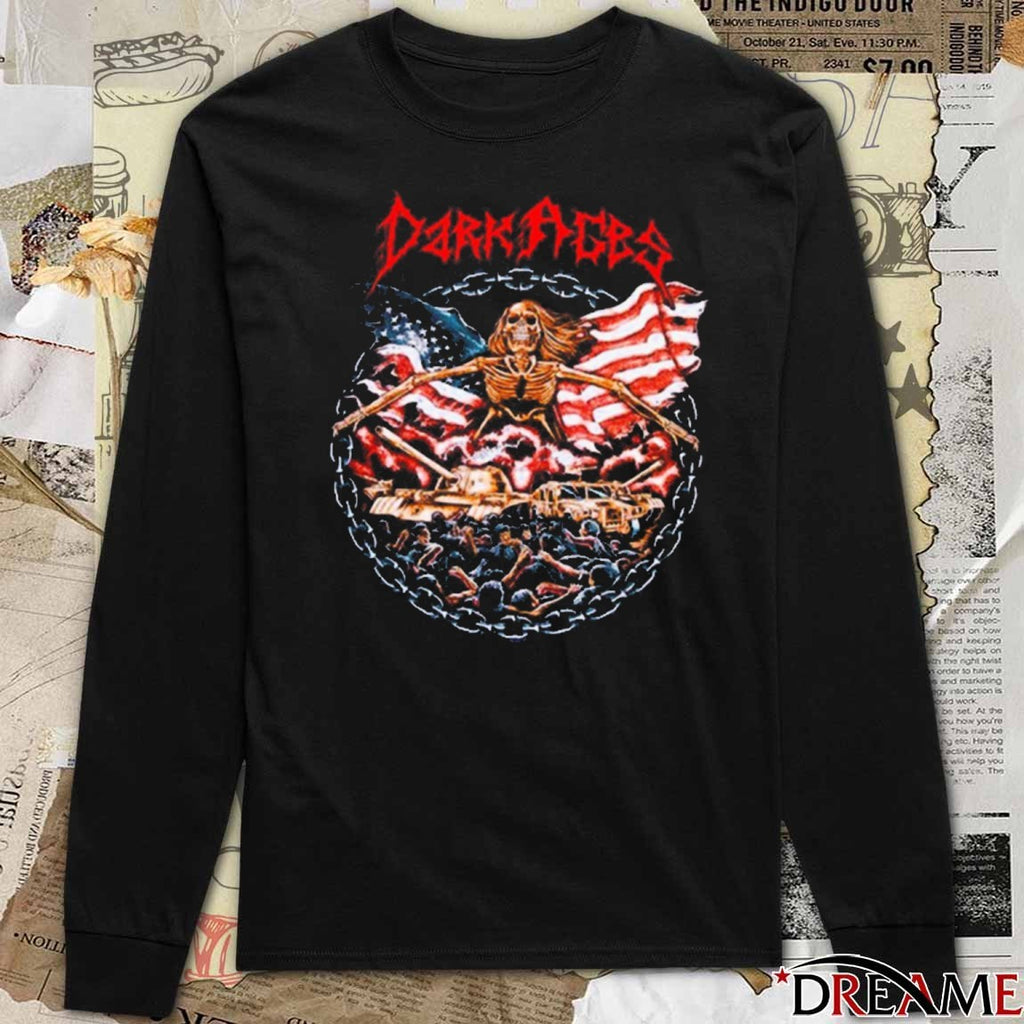 2025 Hasan Piker Dark Ages USA Flag Fanart t-shirt