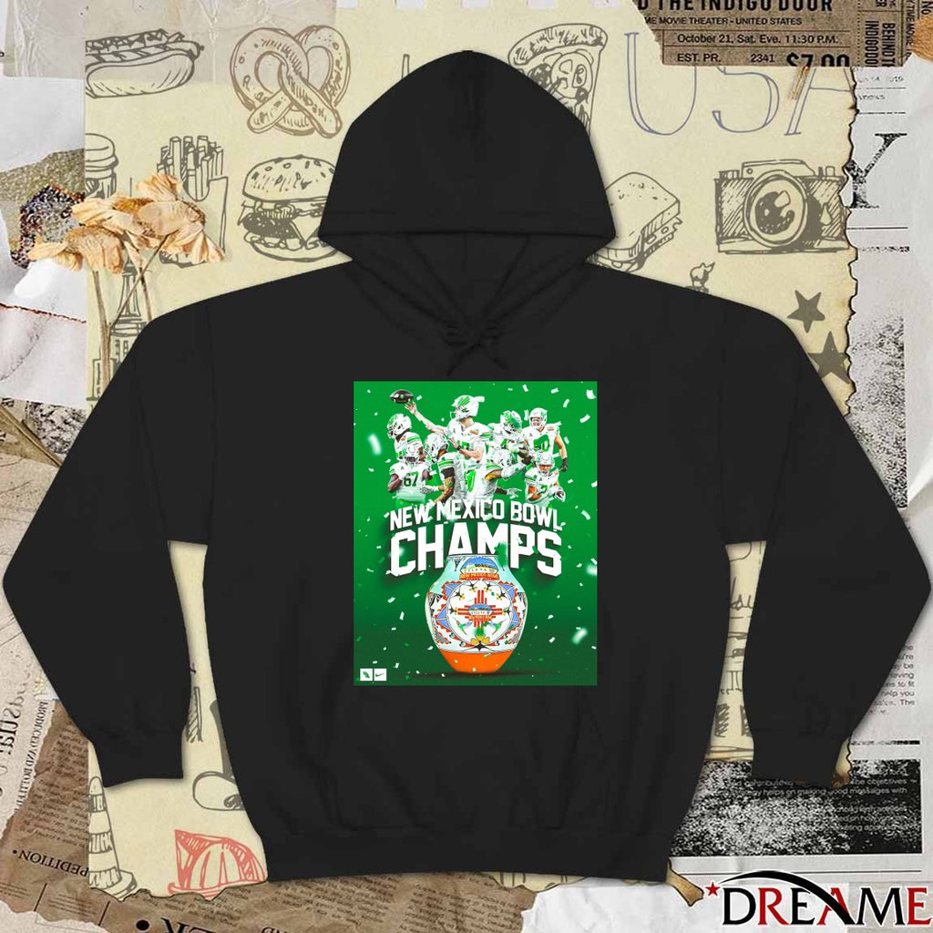 2025 Isleta New Mexico Bowl Champs North Texas Mean Green Poster t-shirt
