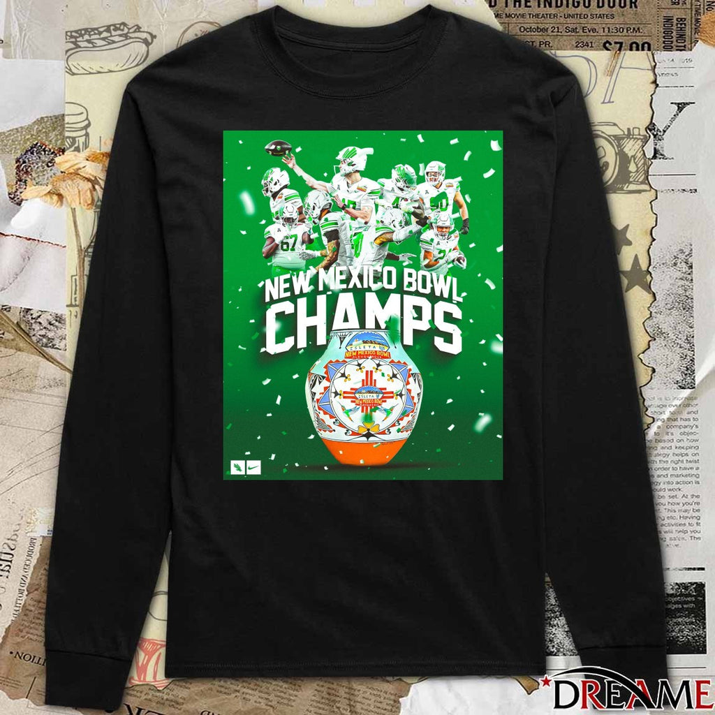 2025 Isleta New Mexico Bowl Champs North Texas Mean Green Poster t-shirt