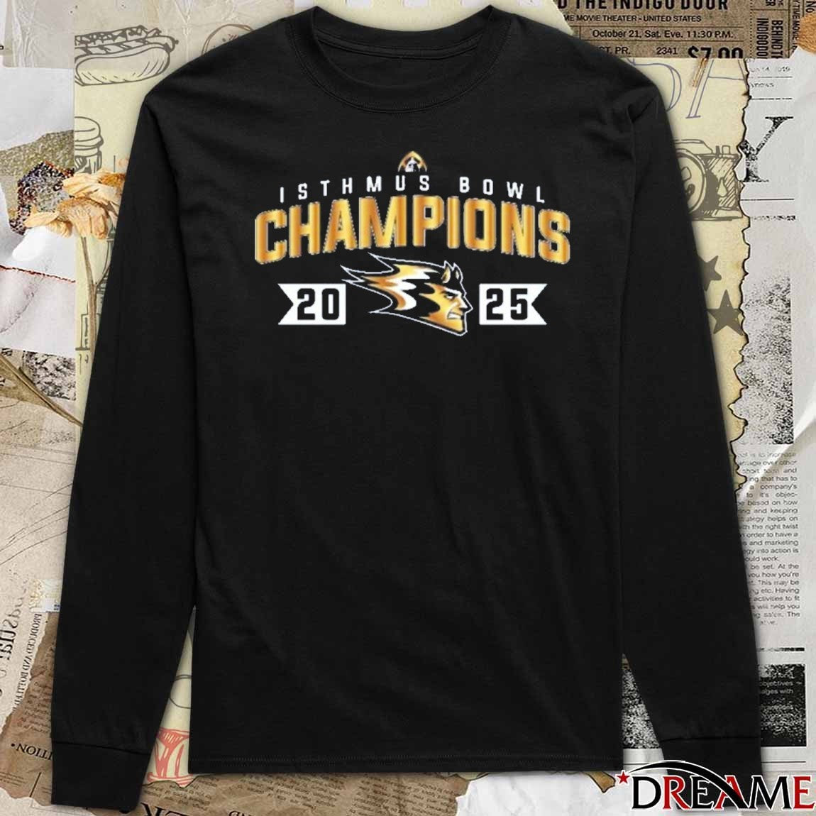 2025 Isthmus Bowl Champions Wisconsin-stout Blue Devils Football t-shirt