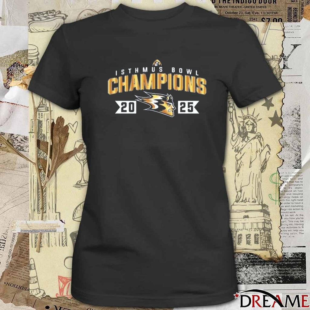2025 Isthmus Bowl Champions Wisconsin-stout Blue Devils Football t-shirt