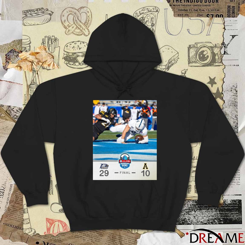 2025 JLab Birmingham Bowl Georgia Southern defeated Appalachian State final score 29-10 Poster t-shirt