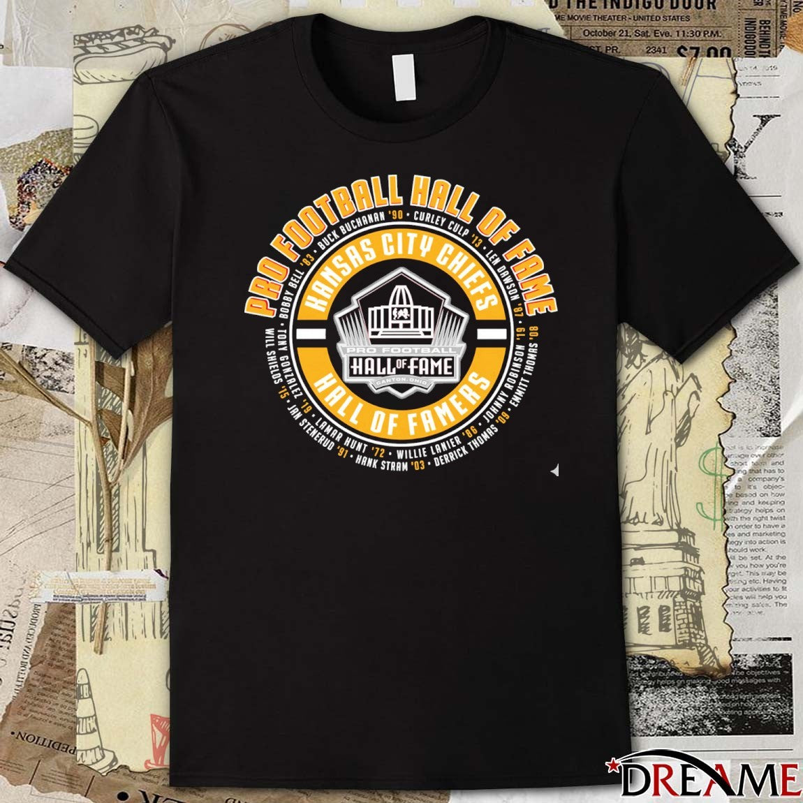 2025 Kansas City Chiefs Pro Football Hall of Famers Canton Ohio t-shirt