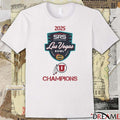 2025 Las Vegas Bowl Champions Utah Utes football Logos t-shirt