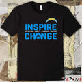 2025 Los Angeles Chargers Inspire Change Opportunity Equity Freedom Justice t-shirt