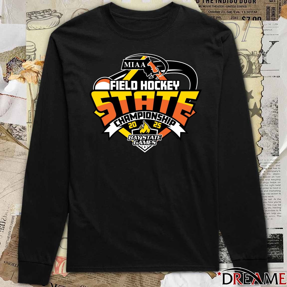 2025 MIAA Field Hockey State Championship Bay State Games Logo t-shirt