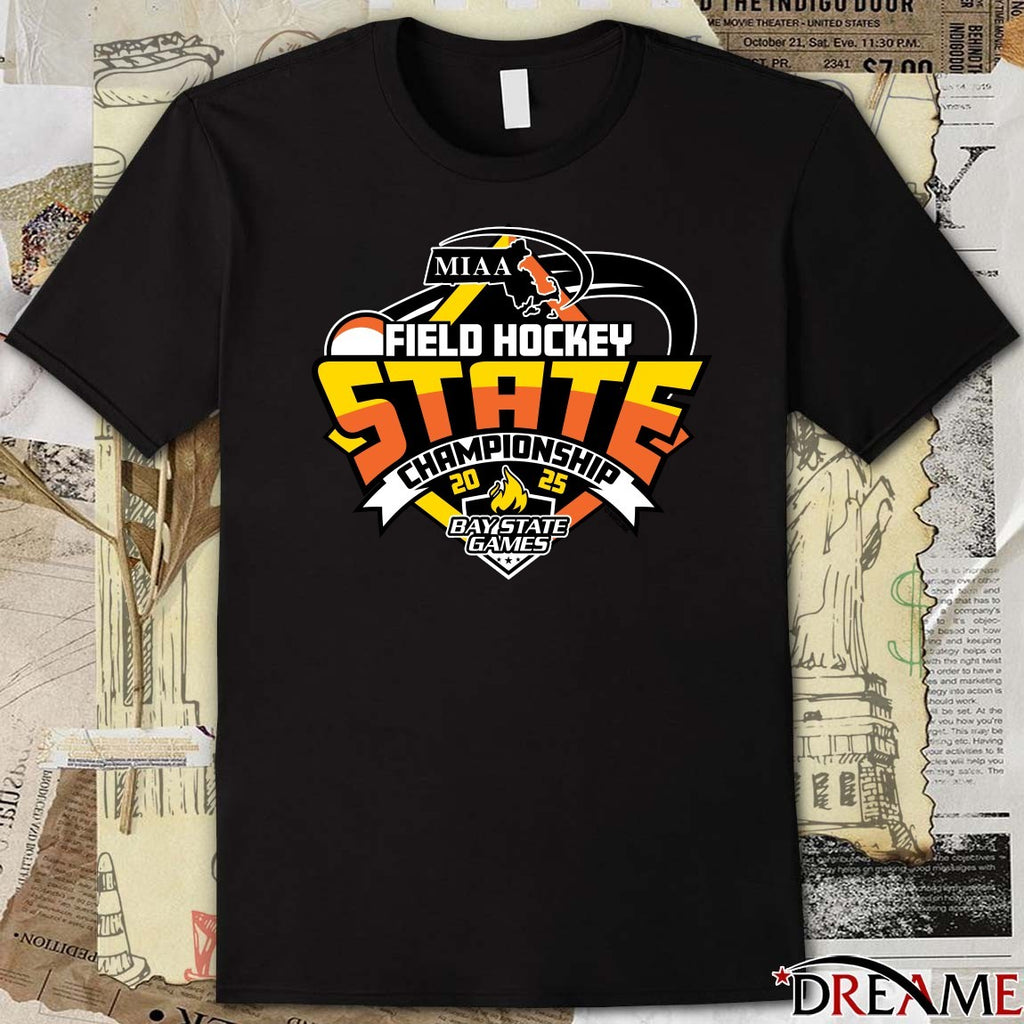 2025 MIAA Field Hockey State Championship Bay State Games Logo t-shirt