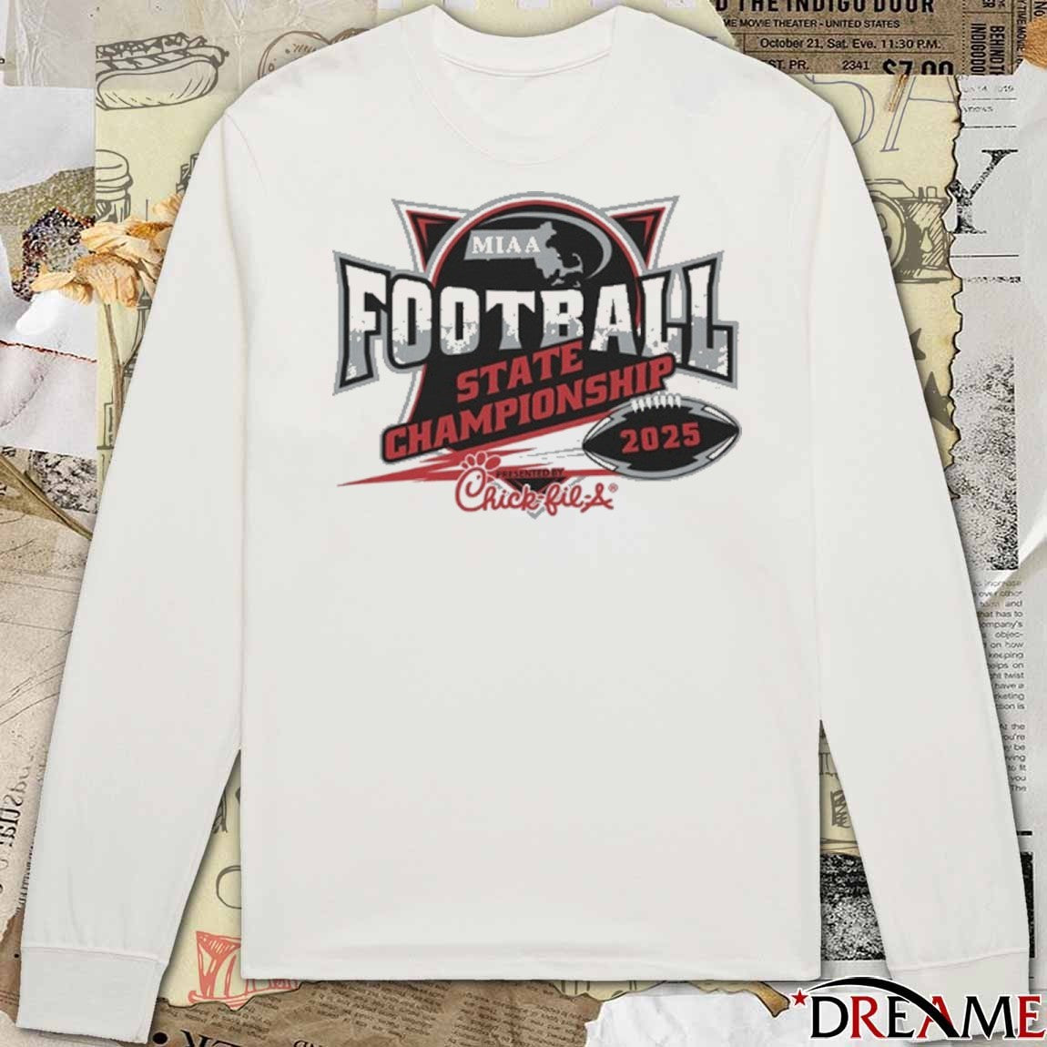 2025 MIAA Football State Championship Chick-fil-A Logo t-shirt