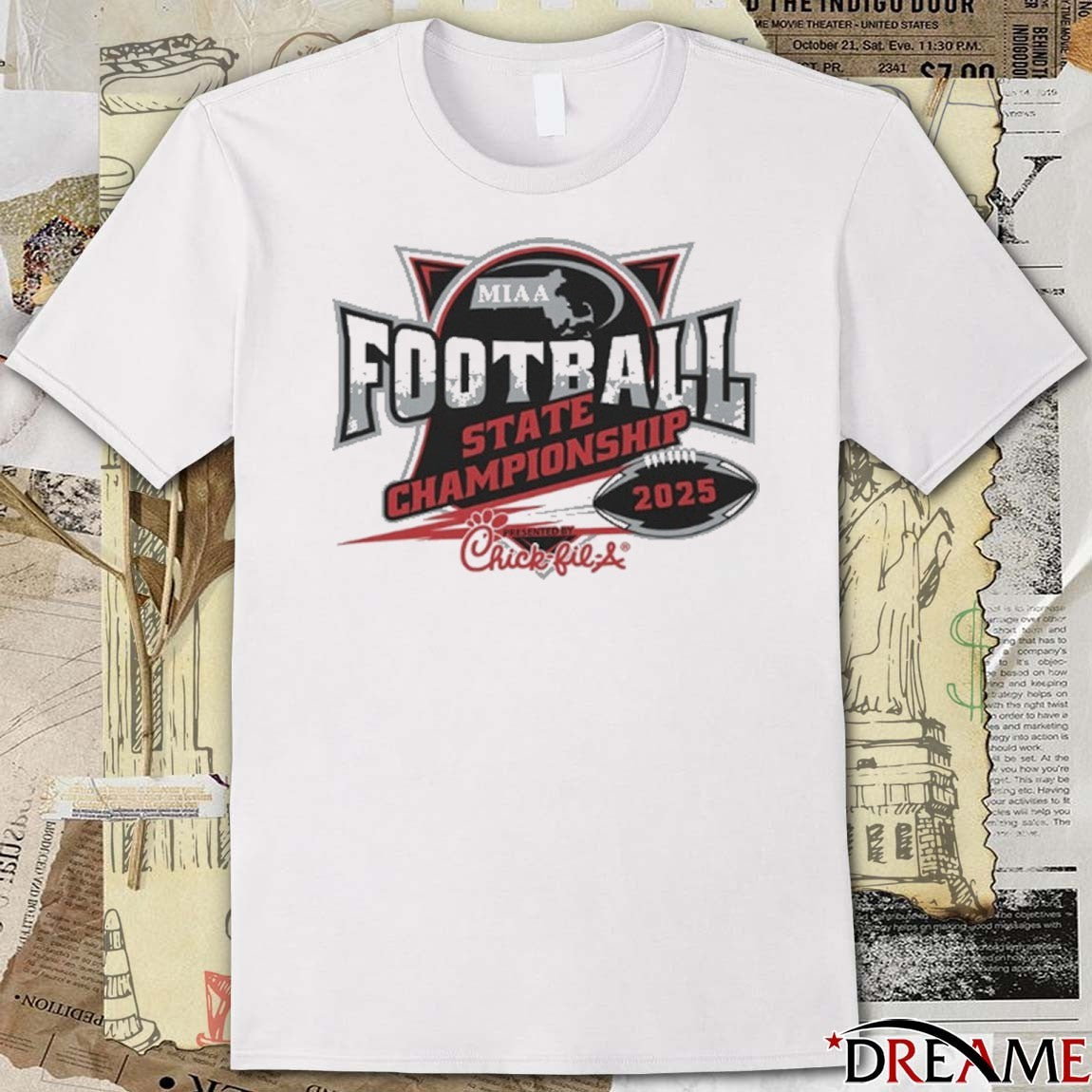 2025 MIAA Football State Championship Chick-fil-A Logo t-shirt