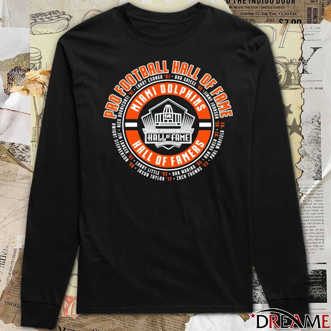 2025 Miami Dolphins Pro Football Hall of Famers Canton Ohio t-shirt
