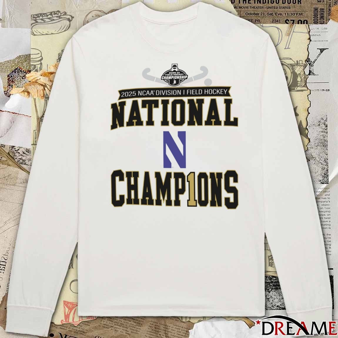 2025 NCAA Division I Field Hockey National Championship Champion Northwestern Wildcats t-shirt