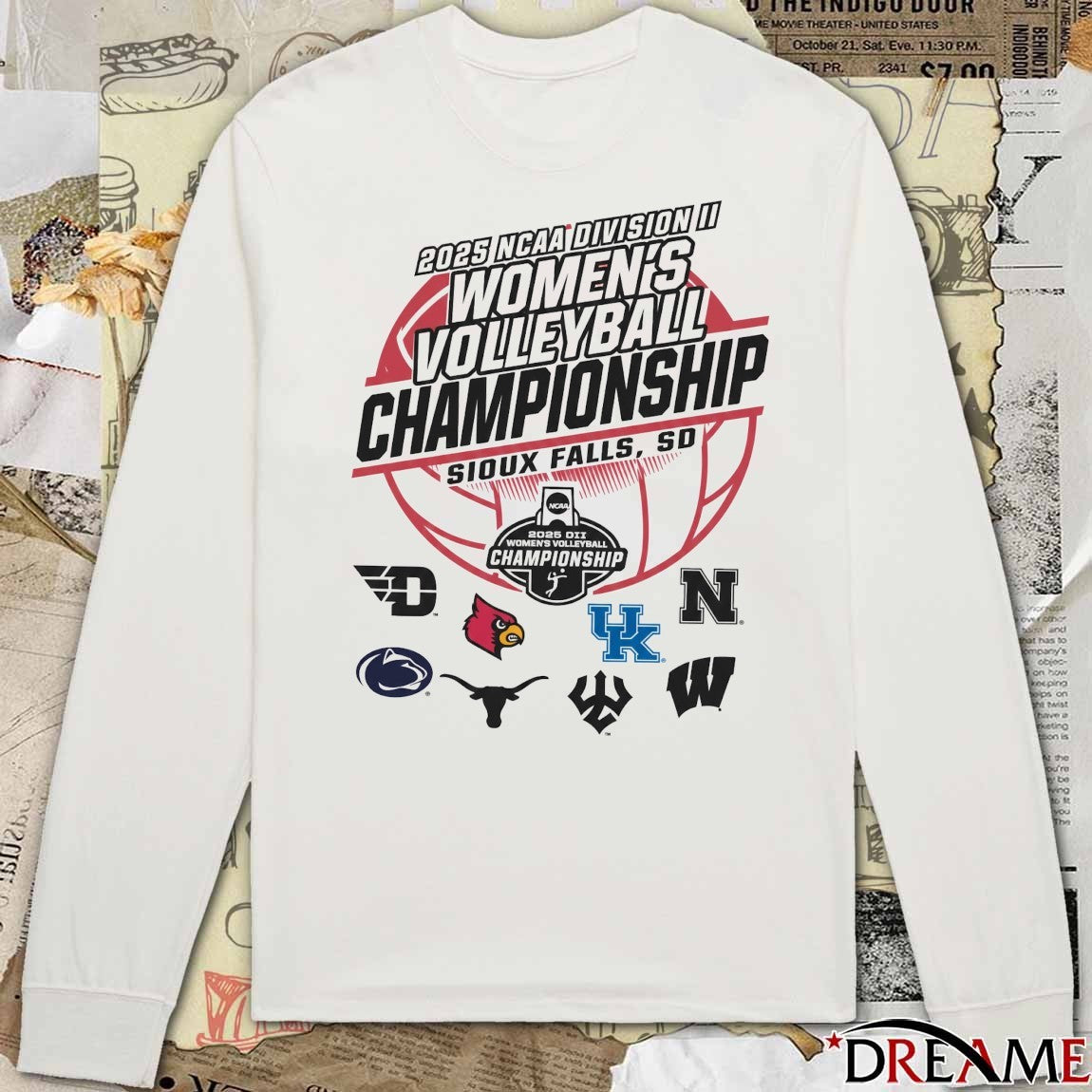 2025 NCAA Division II Women’s Volleyball Championship Sioux Falls SD t-shirt