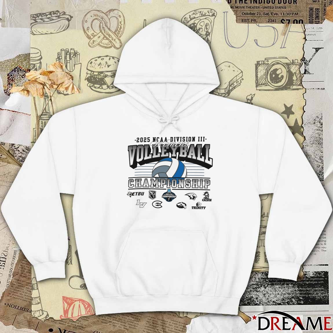 2025 NCAA Division III Women’s Volleyball Championship – Champion t-shirt