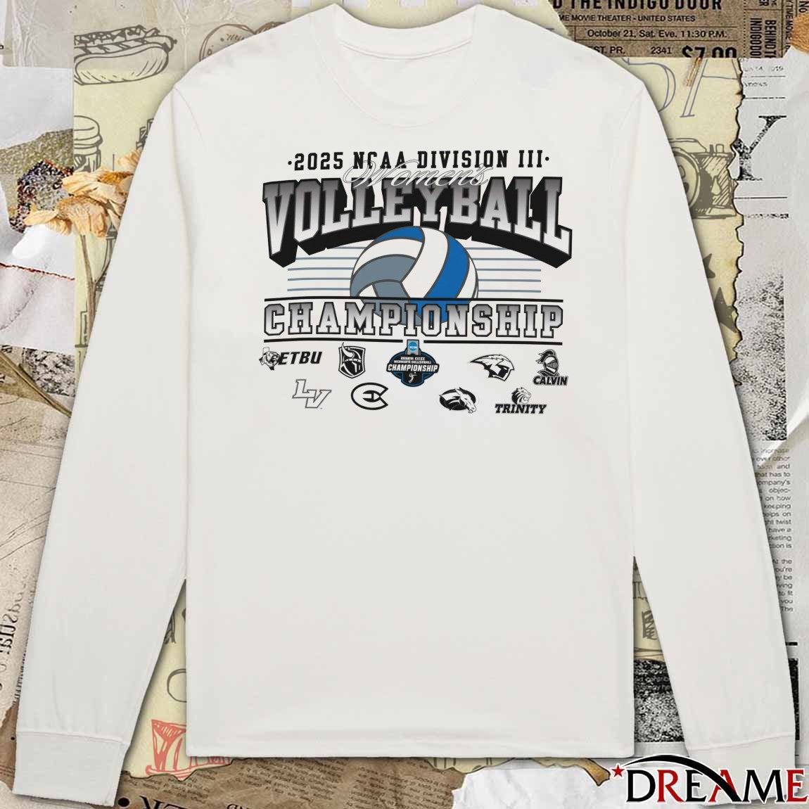 2025 NCAA Division III Women’s Volleyball Championship – Champion t-shirt