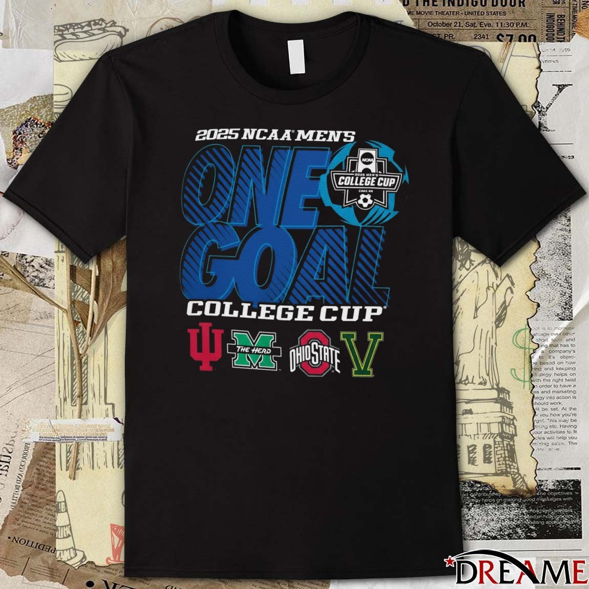 2025 NCAA Men’s One Goal College Cup Champion t-shirt
