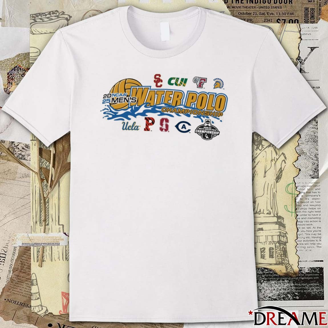 2025 NCAA National Collegiate Men’s Water Polo Opening Finals Champion Logos t-shirt