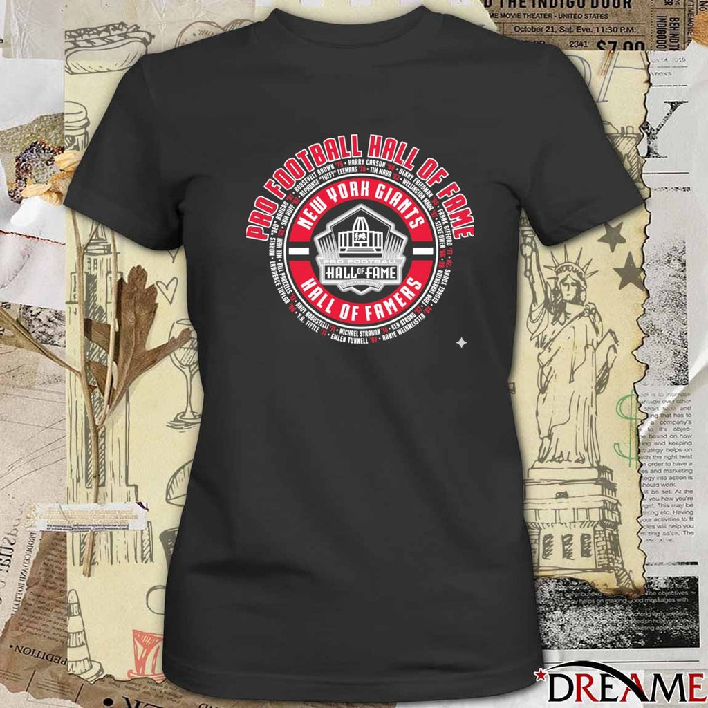 2025 New York Giants Pro Football Hall of Famers Canton Ohio t-shirt