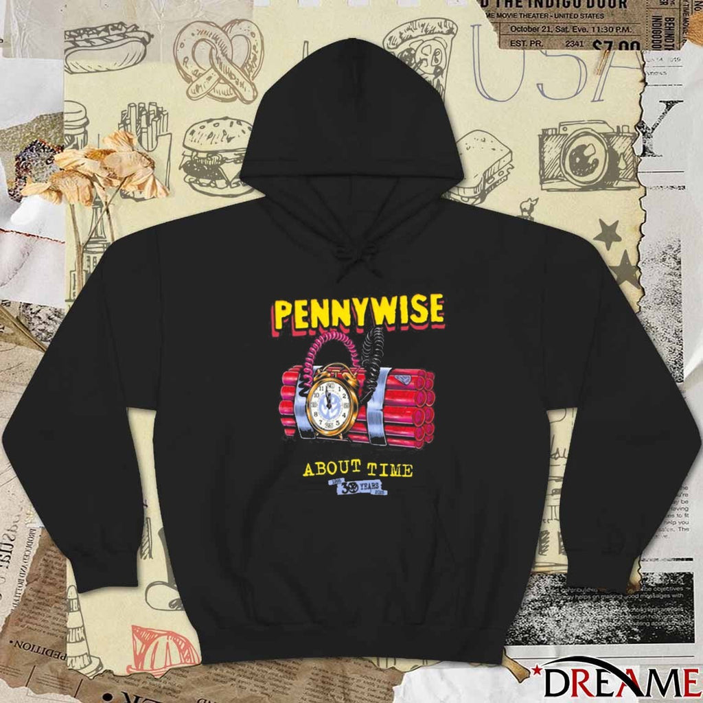 2025 Pennywise About Time 30 Years Anniversary t-shirt