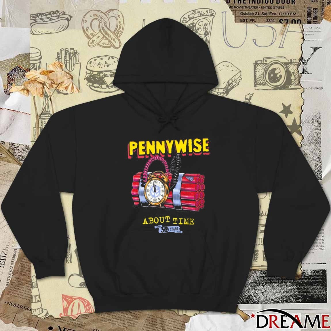 2025 Pennywise About Time 30 Years Anniversary t-shirt