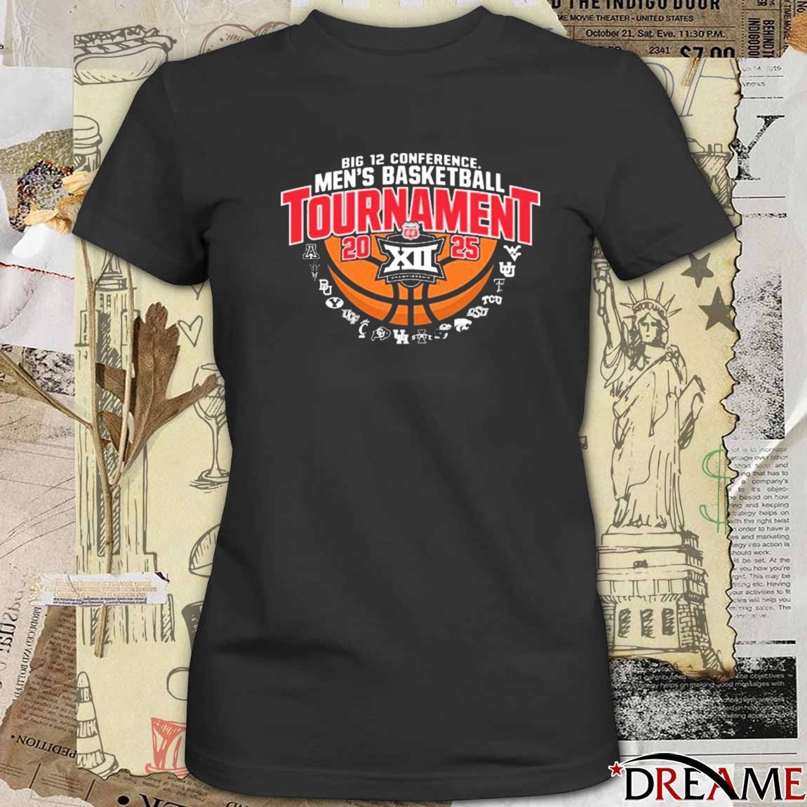 2025 Phillips 66 Big 12 Conference Men’s Basketball Tournament Championship t-shirt