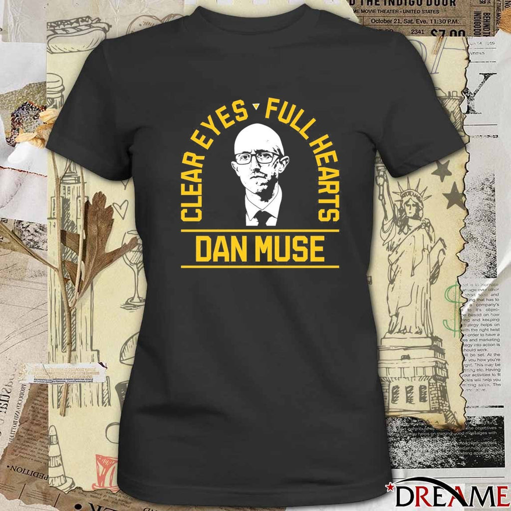 2025 Pittsburgh Penguins Clear Eyes Full Hearts Dan Muse t-shirt