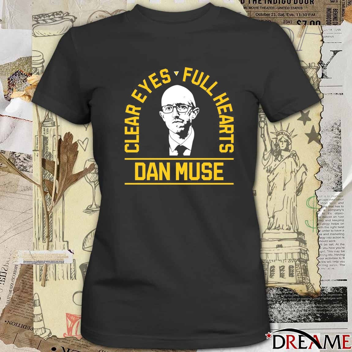 2025 Pittsburgh Penguins Clear Eyes Full Hearts Dan Muse t-shirt