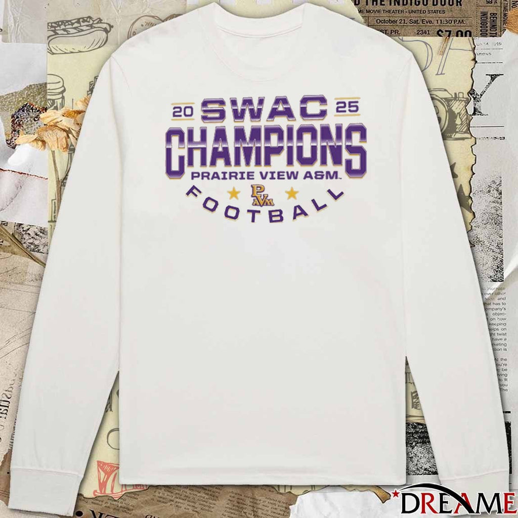 2025 SWAC Champions Prairie View A&M Football t-shirt