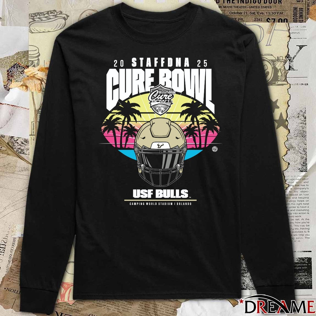 2025 Staffdna Cure Bowl USF Bulls Camping World Stadium Orlando t-shirt