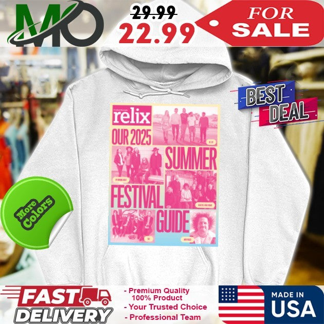 2025 Summer Festival Guide Relix Issue Shirt