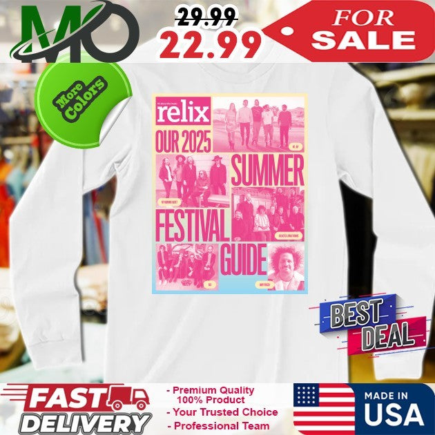 2025 Summer Festival Guide Relix Issue Shirt
