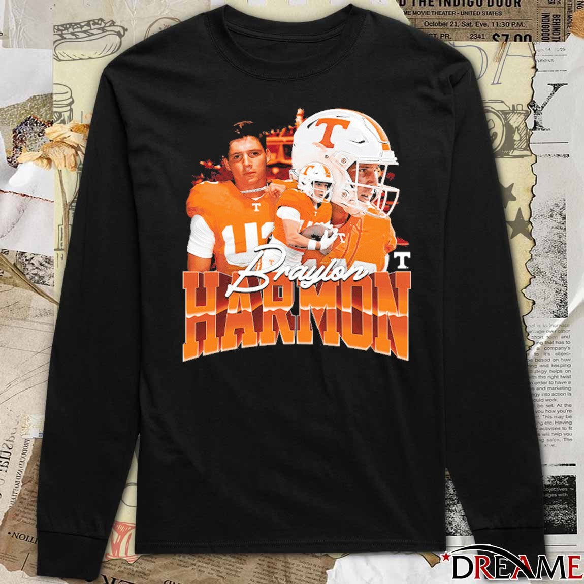 2025 Tennessee Vols NCAA Football Braylon Harmon Graphic t-shirt