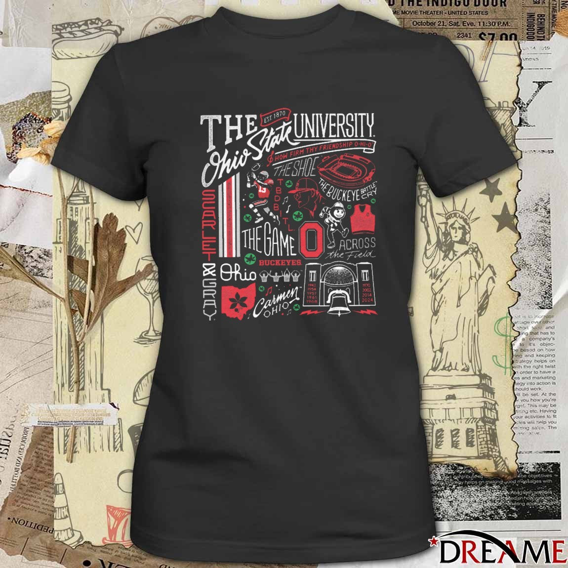 2025 The Ohio State University Heritage College How Firm Thy Friendship The Shoe t-shirt