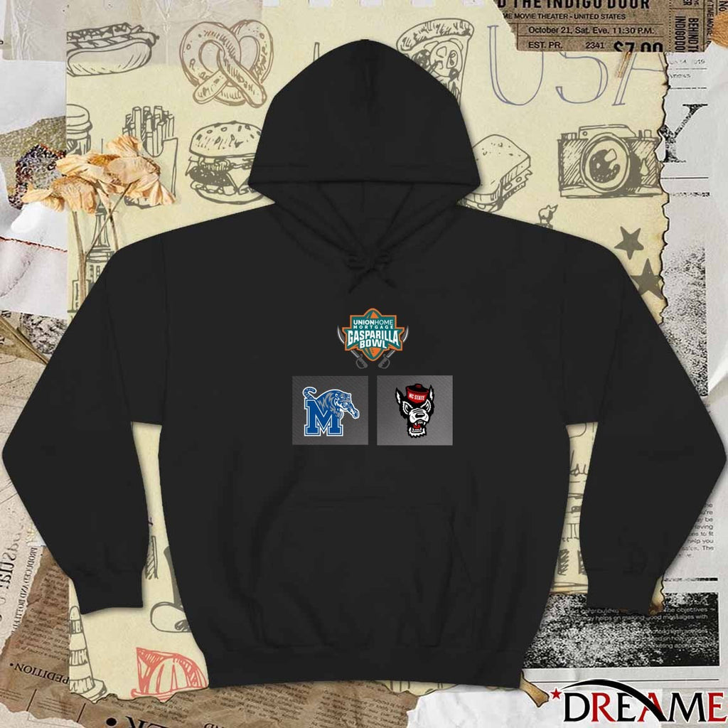2025 Union Home Mortgage Gasparilla Bowl Memphis Tigers Vs NC State Wolfpack Dec 19 New Logos t-shirt
