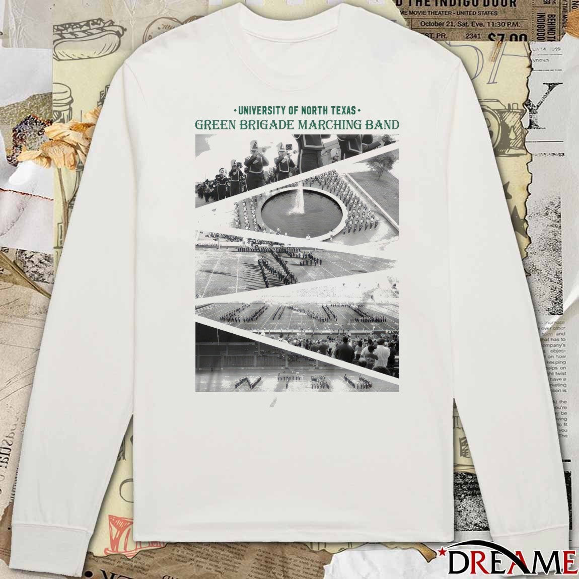 2025 University Of North Texas Green Brigade Marching Band t-shirt