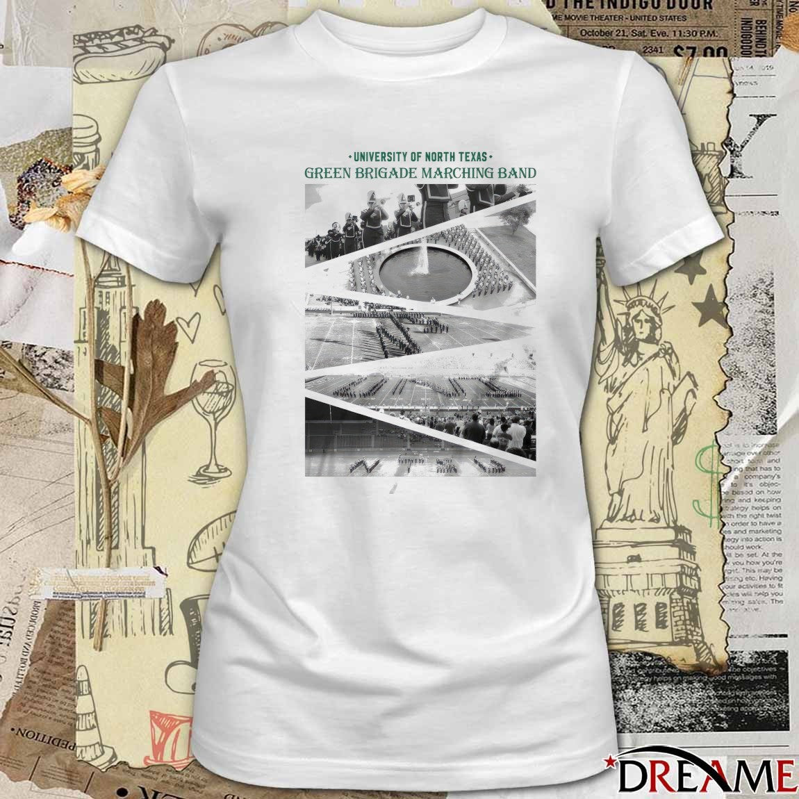 2025 University Of North Texas Green Brigade Marching Band t-shirt