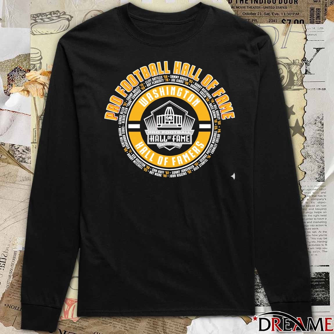 2025 Washington Commanders Pro Football Hall of Famers Canton Ohio t-shirt