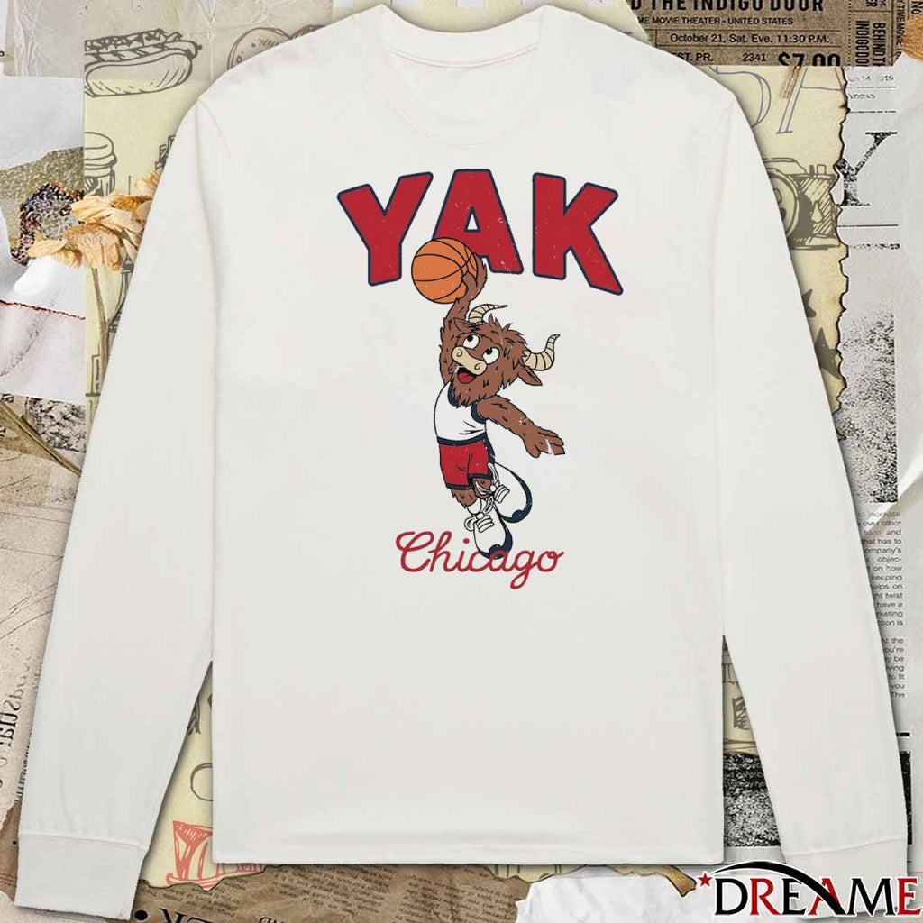 2025 Yak Basketball Chicago Bulls Mascot t-shirt