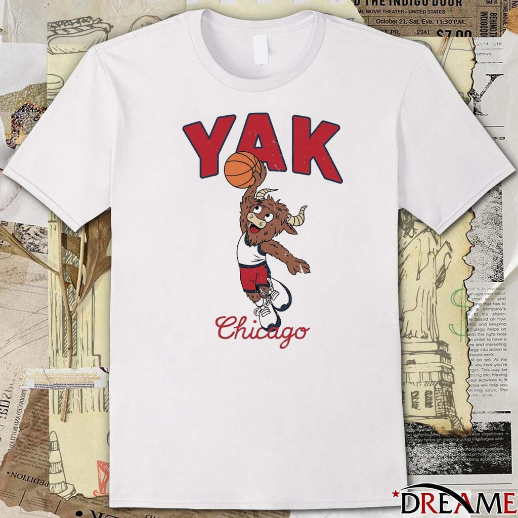 2025 Yak Basketball Chicago Bulls Mascot t-shirt