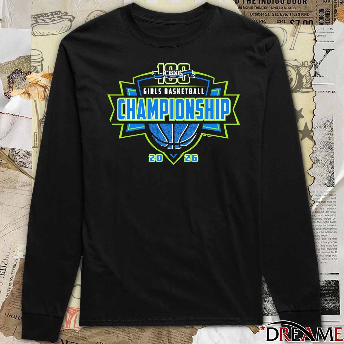 2026 2026 CHSL Girls Basketball Championship Logo t-shirt