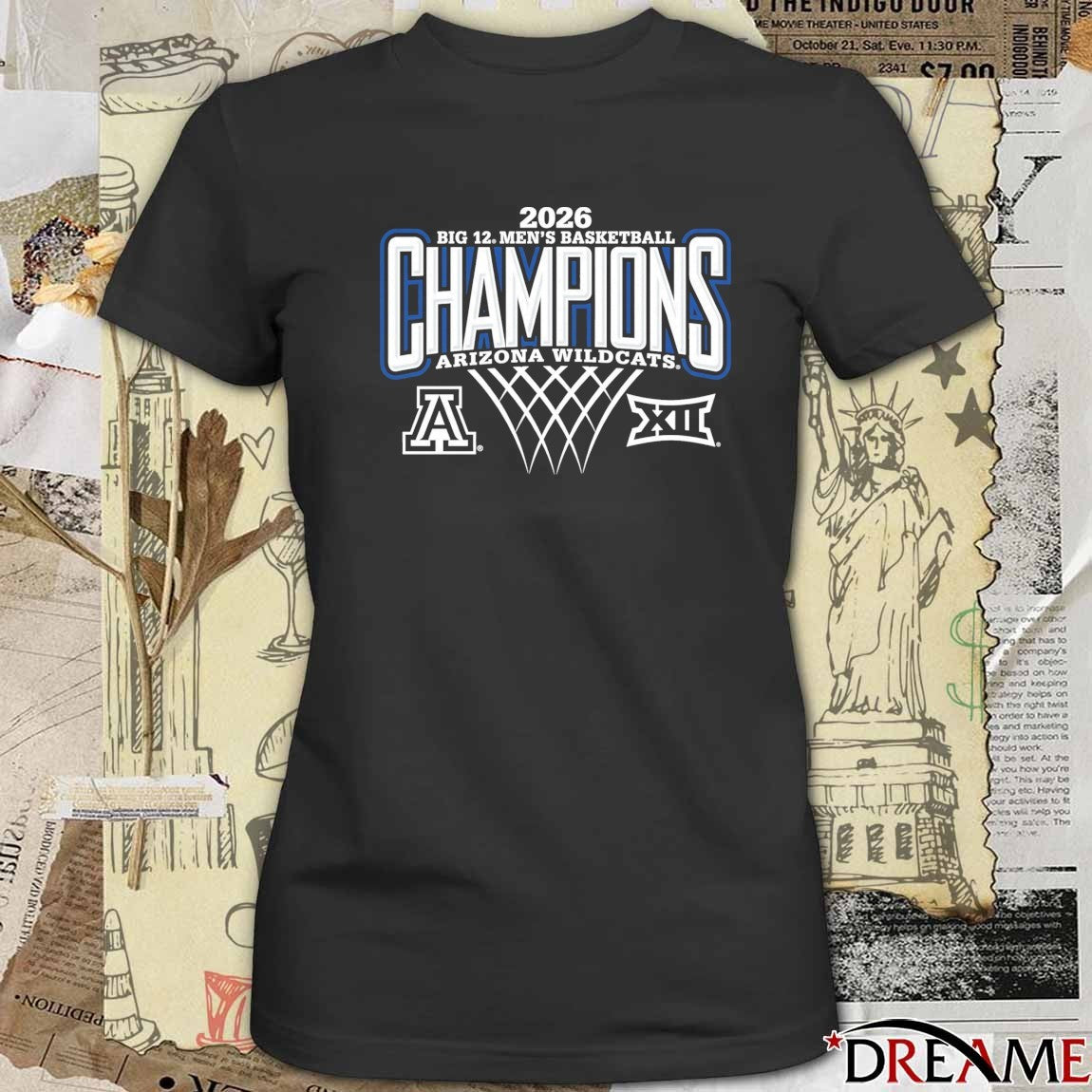 2026 Big 12 Men’s Basketball Regular Season Champions Arizona Wildcats t-shirt