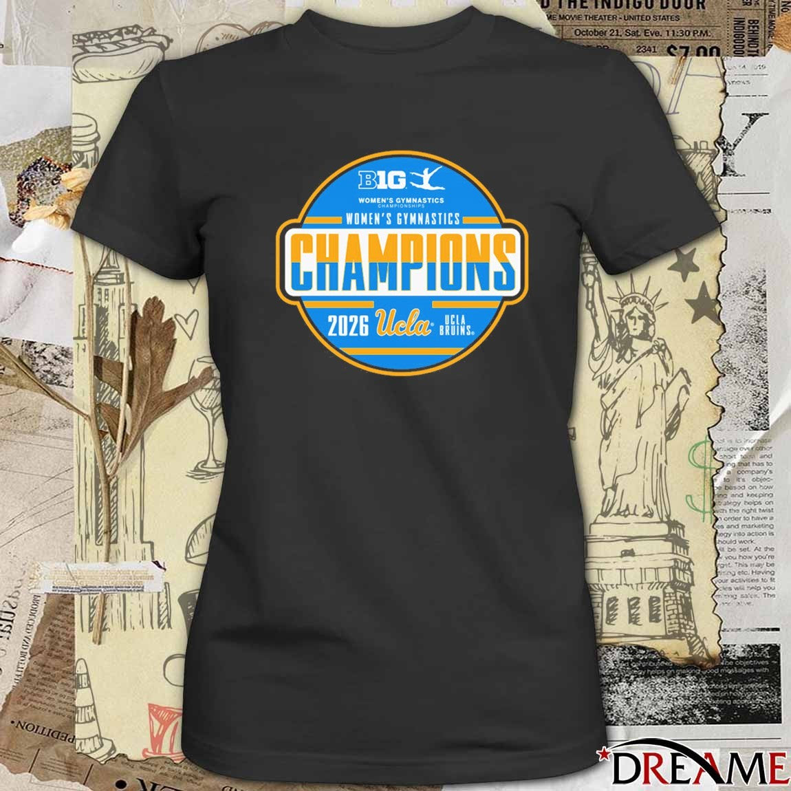 2026 Big Ten Women’s Gymnastics Tournament Champions UCLA Bruins t-shirt