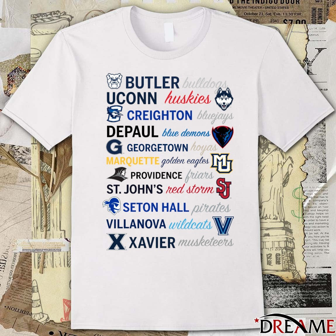 2026 Bigeast Conference Champions Butler Uconn Creighton t-shirt