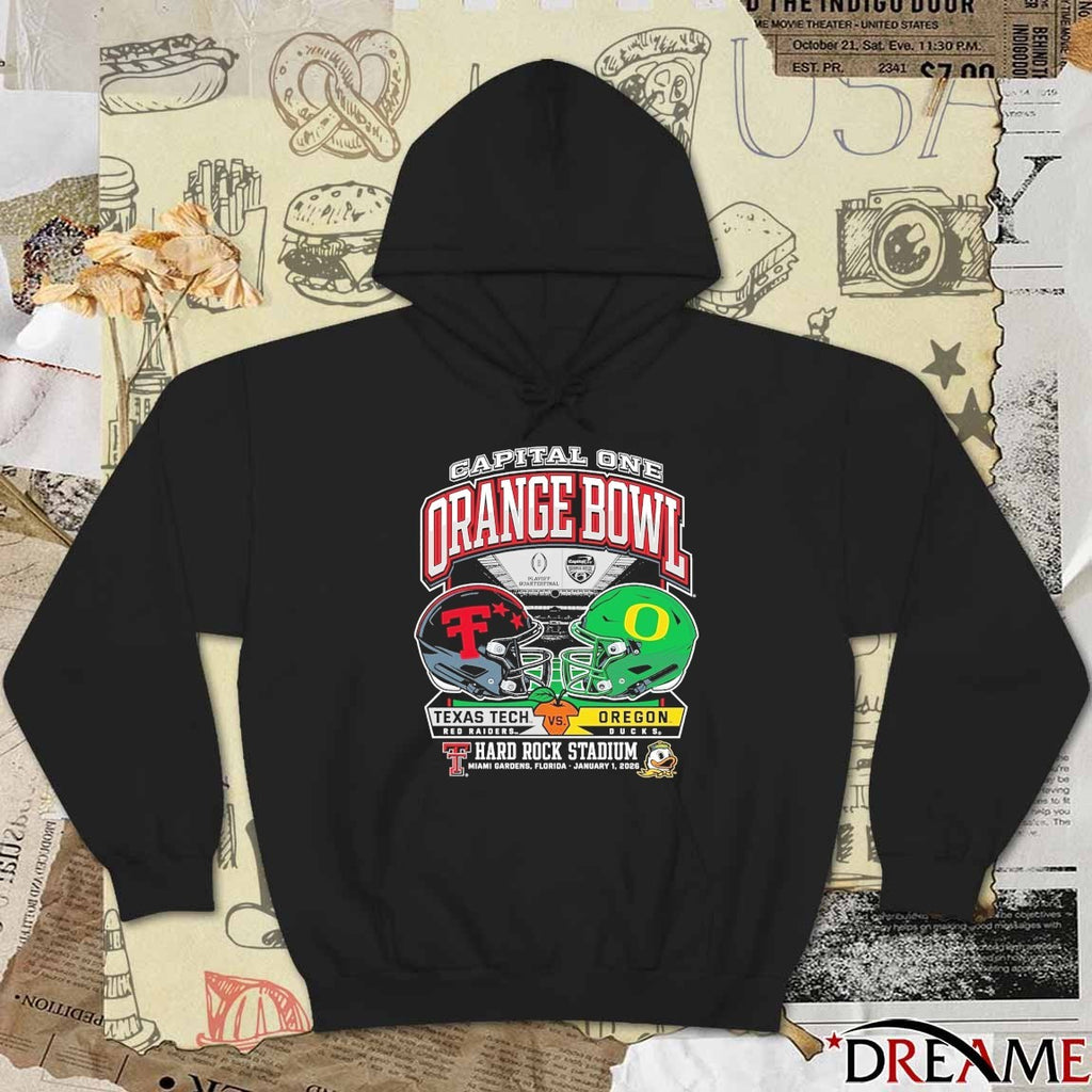 2026 Capital One Orange Bowl Dueling Helmets vs. Oregon January 1 Hard Rock Stadium Helmets t-shirt