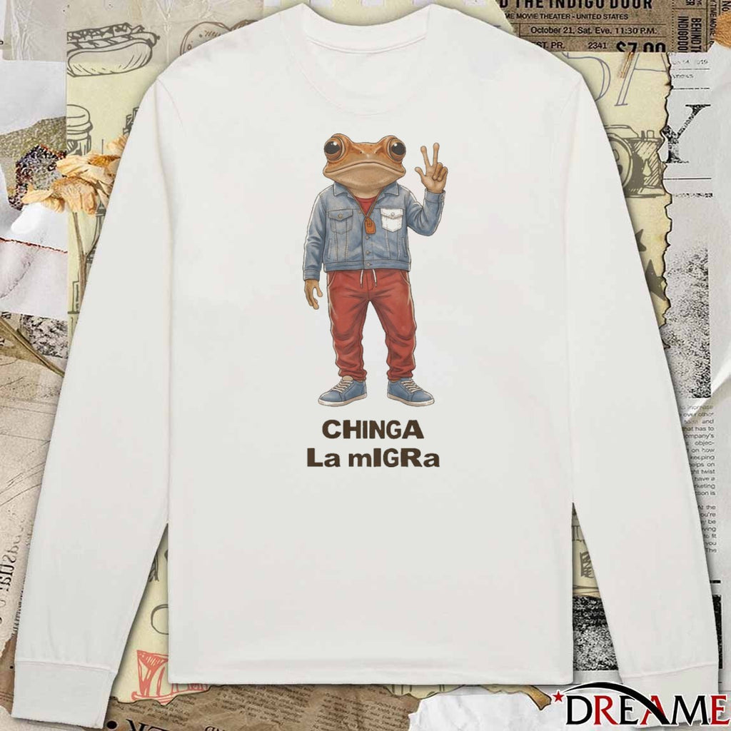 2026 Chinga La Migra Ice Out Frog t-shirt