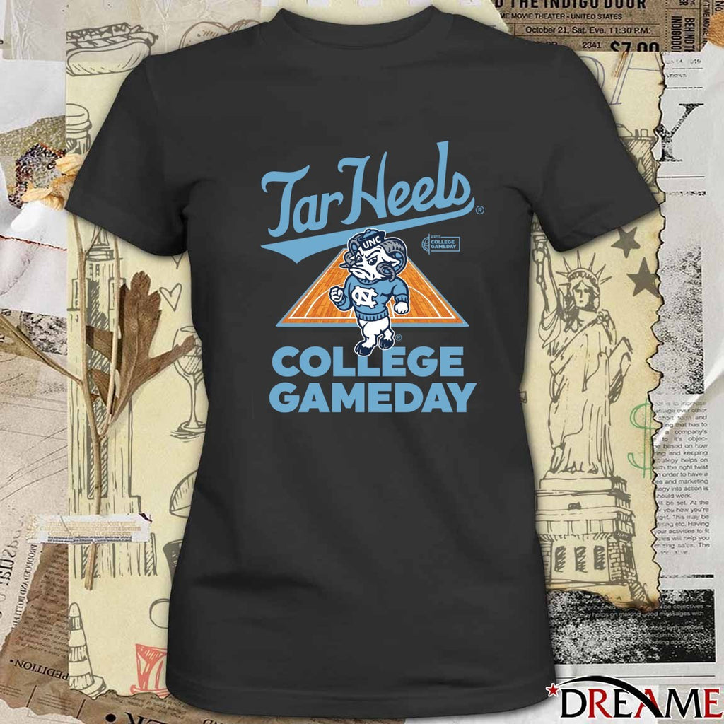2026 College Gameday UNC Tarheels Basketball Mascot t-shirt
